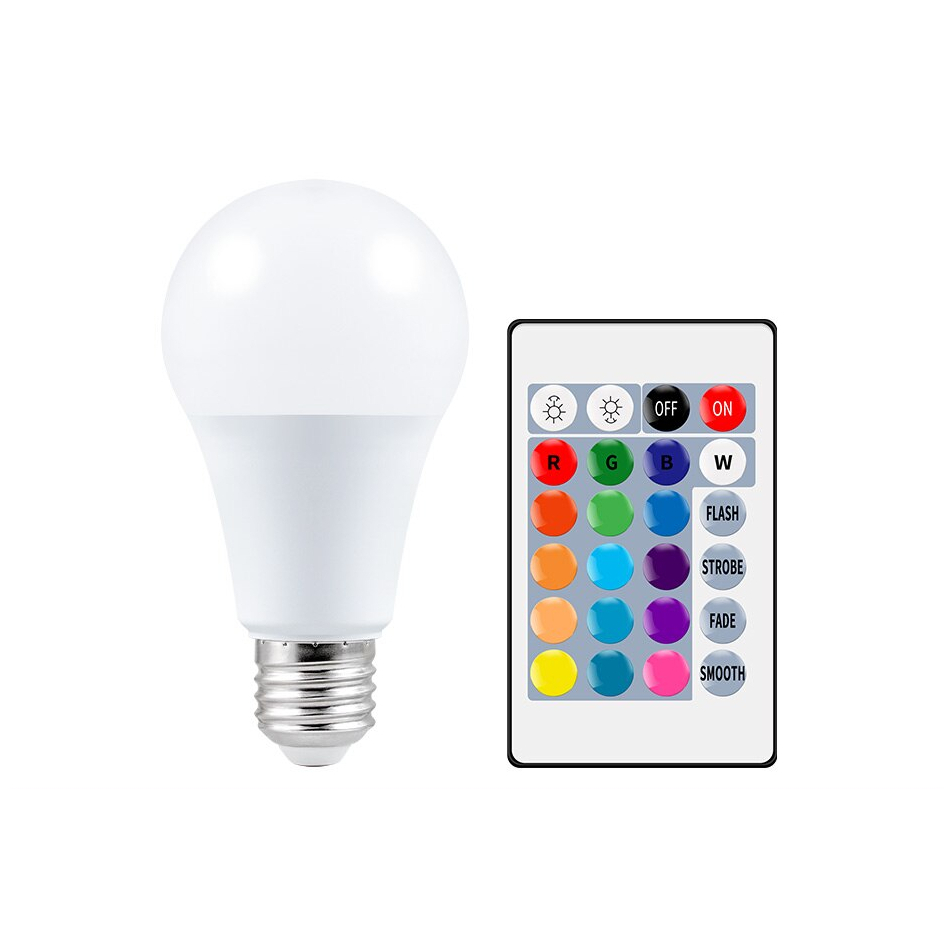 E27 RGB Smart Bulb with Remote Control